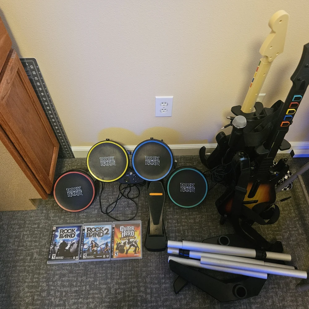 Rock Band Drum Set with Pedal
